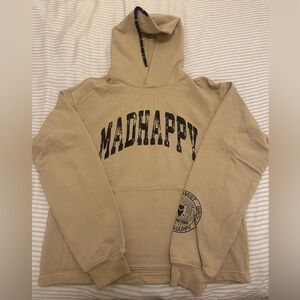 Limited Edition Madhappy Beige Hoodie with Navy Detail